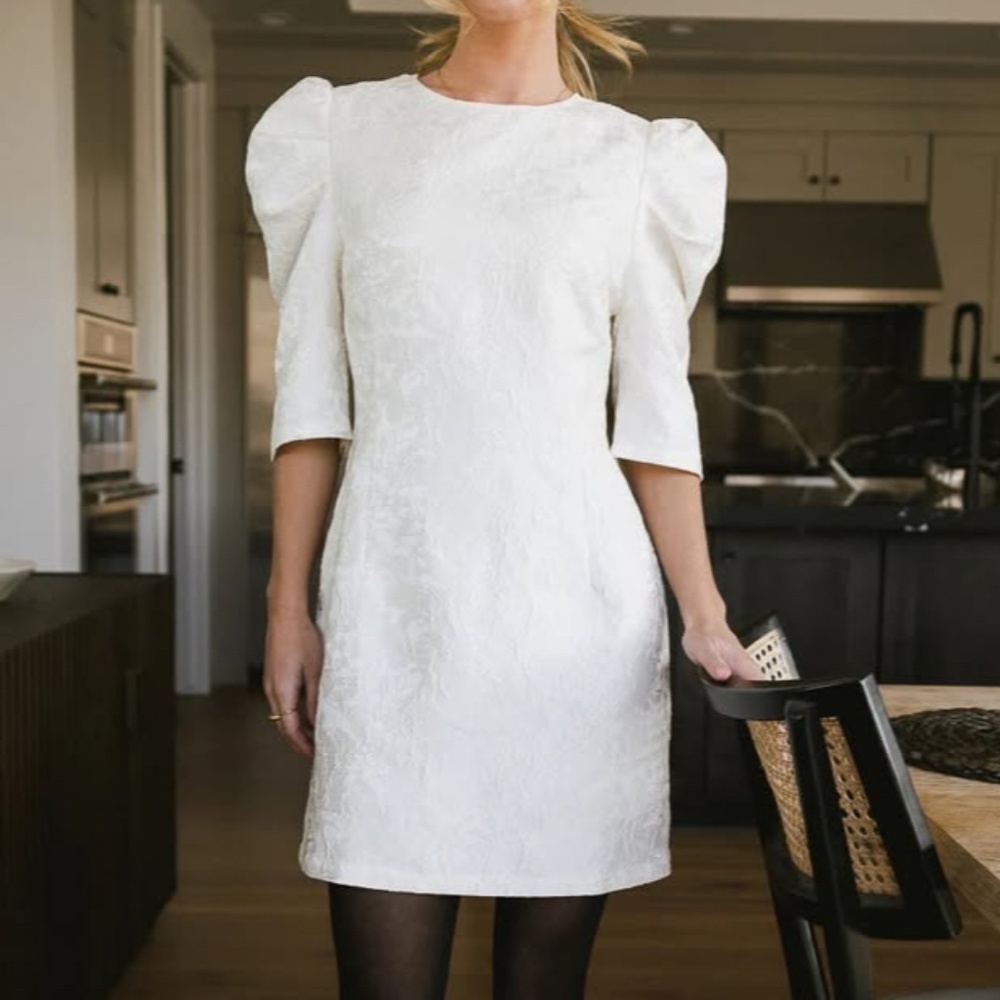 Bohme Cream Floral Dress